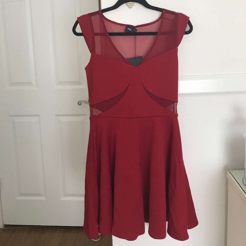 Scarlet Skater Dress