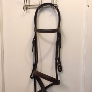 Brown Leather Horse Bridle
