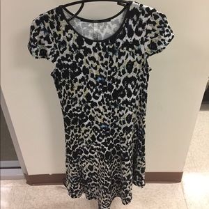 Kensie Animal Print A-Line Dress. Size Small.