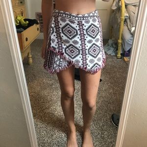Patterned skirt