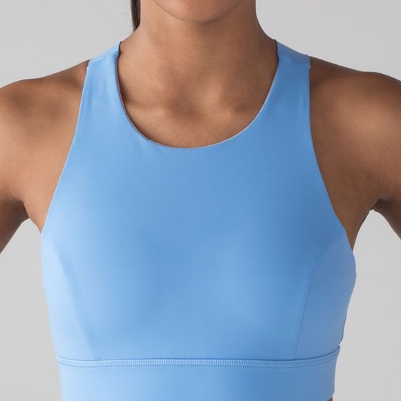 NWT AERO BLUE LULULEMON FAST & FREE BRA -- 8 or 10 - Picture 3 of 6