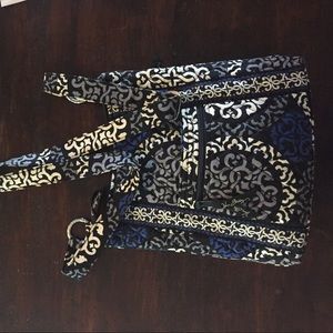Very Bradley Hipster Purse in Colbalt Blue