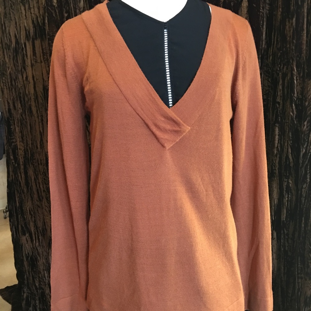 Silky lightweight knit sweater