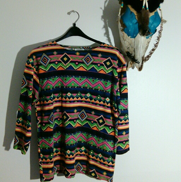 Sz L Affinity By Margo’s Tunic Top - Picture 4 of 5