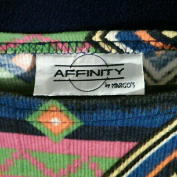 Sz L Affinity By Margo’s Tunic Top - Picture 2 of 5