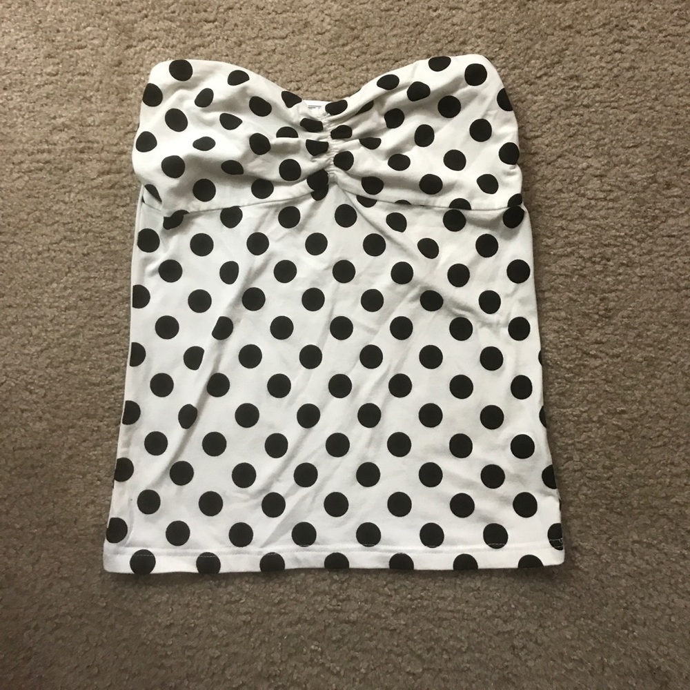 Strapless shirt