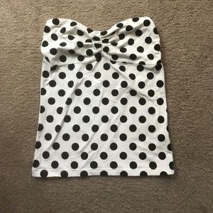 Strapless shirt