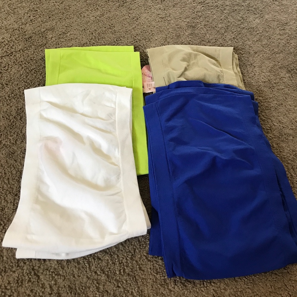 Bandeau tops $5 each.