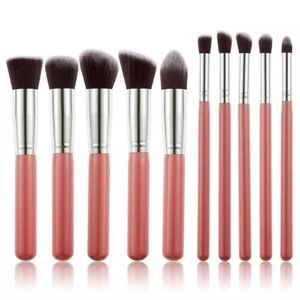 Pink Full Face Brush Set