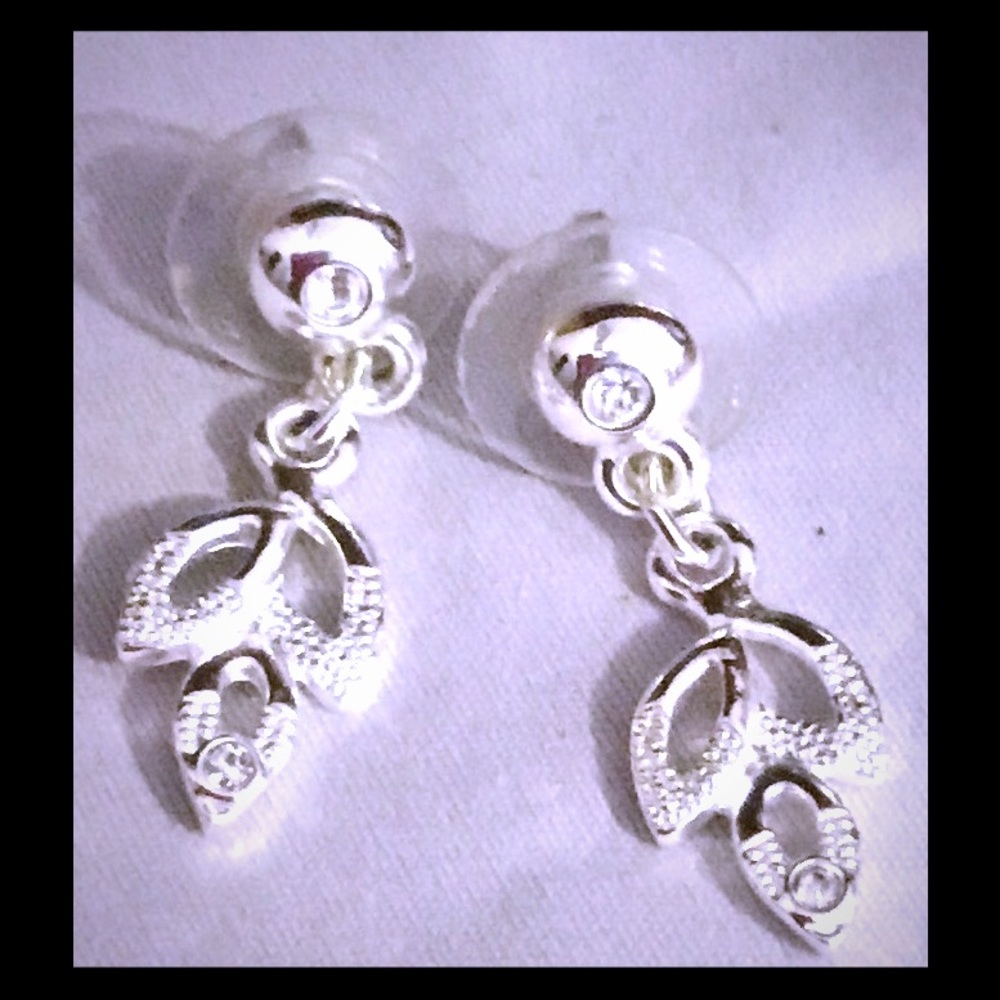 Silver earrings