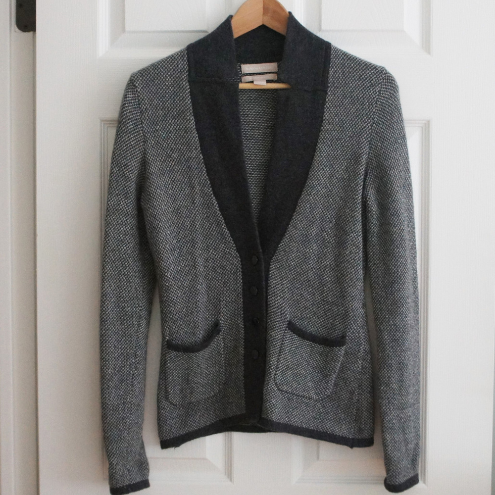 Banana Republic Wool/Cashmere Button Front Sweater