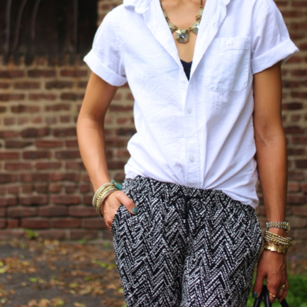 Drapey Tapered Ankle Pants
