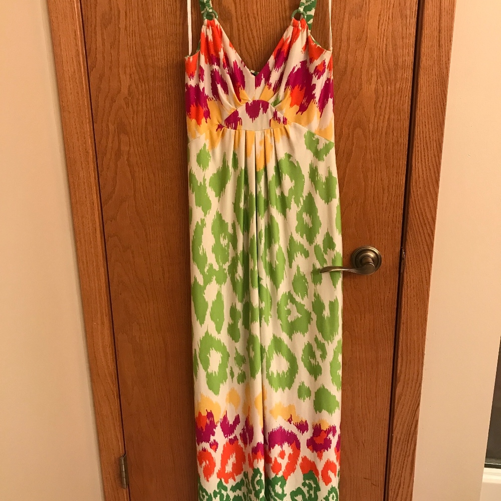 Colorful Leopard Print Dress