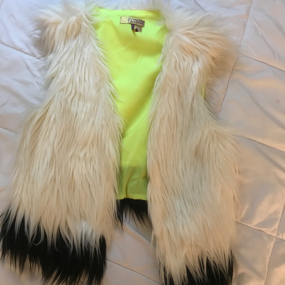 Vera Wang Fur Vest