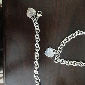 Tiffany bracelet and necklace