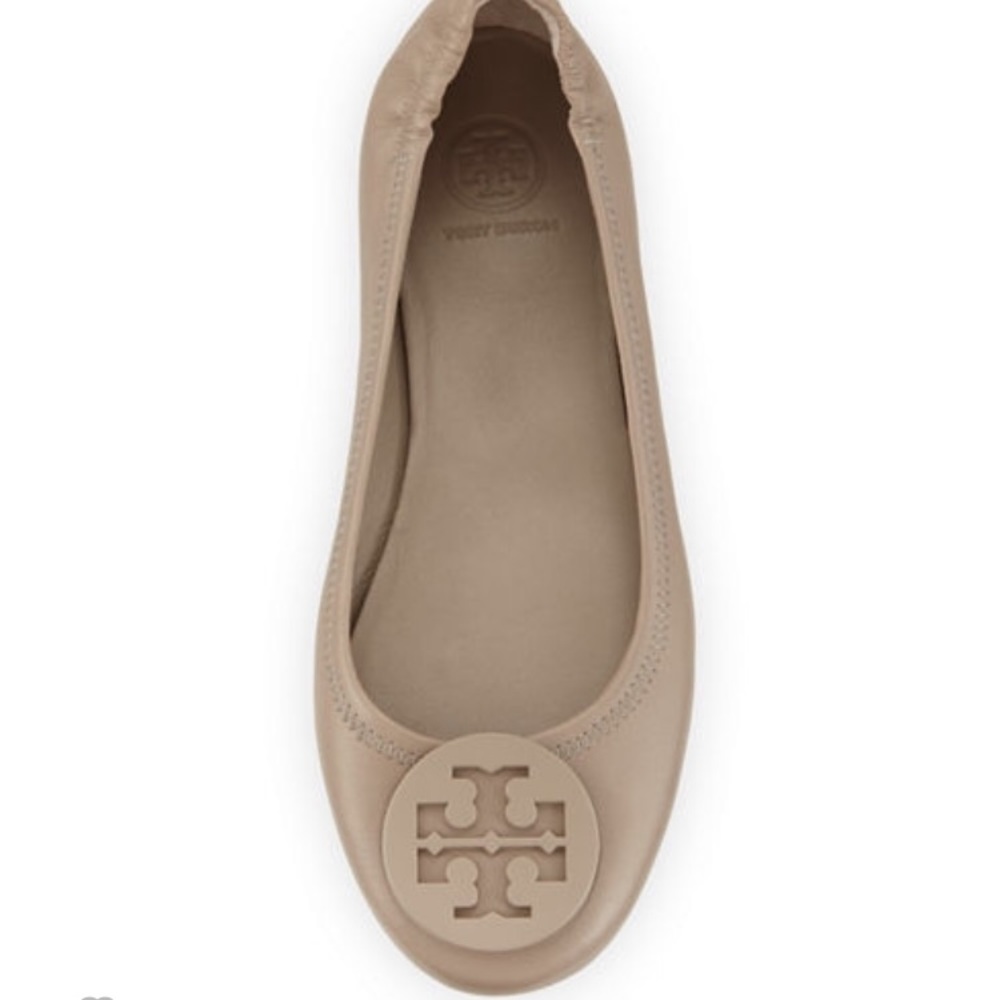 Tory Burch Minnie Travel Logo Ballerina Flat