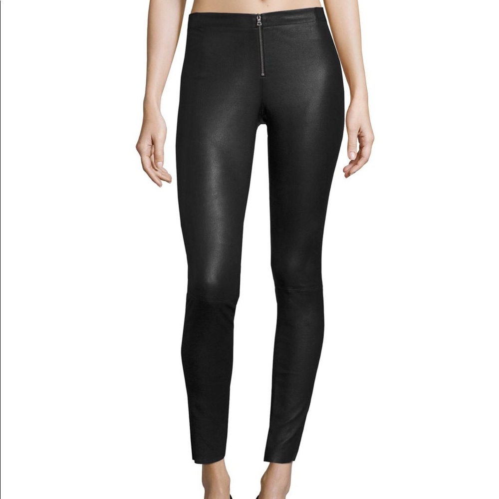 Leather leggings