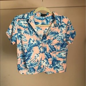 Floral crop top