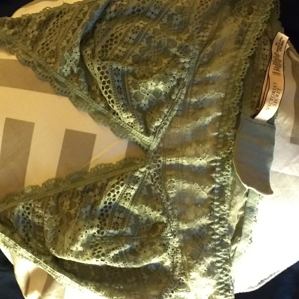 Medium Victoria Secret sage green halter bralette