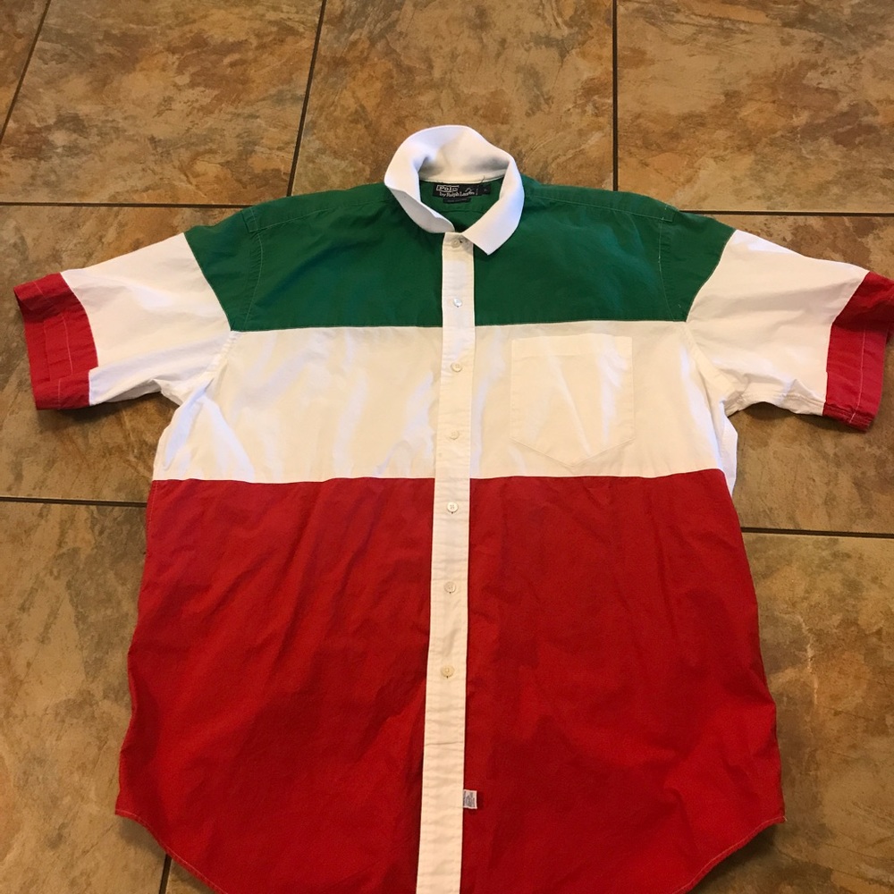Vintage 1992 Ralph Lauren Shirt Stadium Ski P Wing
