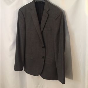 J. Crew Ludlow worsted wool suit jacket in grey