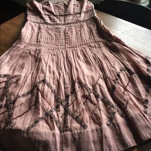 Amazing unique anthropologie dress.