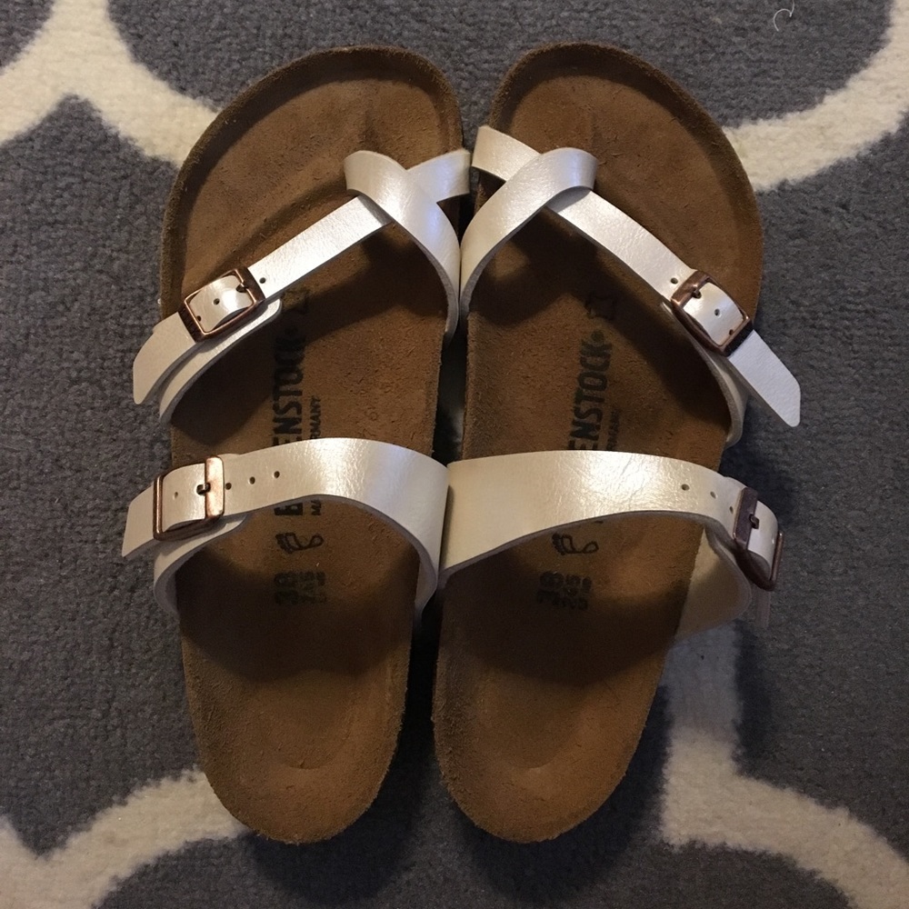 Birkenstock Mayari sandal in Graceful Antique Lace