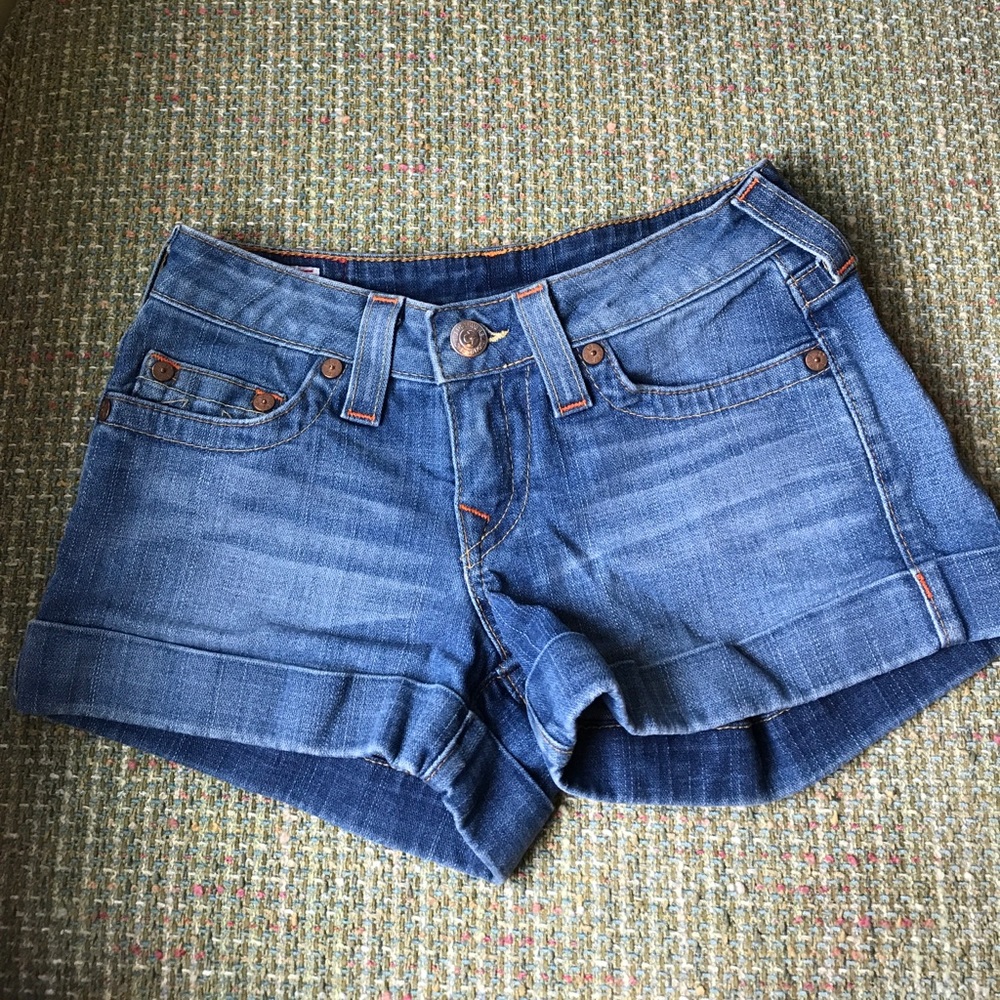 True Religion Jean Shorts size 27
