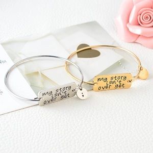 🛍 My Story Inspirational Bracelet Bangle New