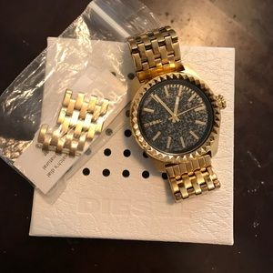 Diesel Kray Kray Gold Tone Stainless Steel Watch