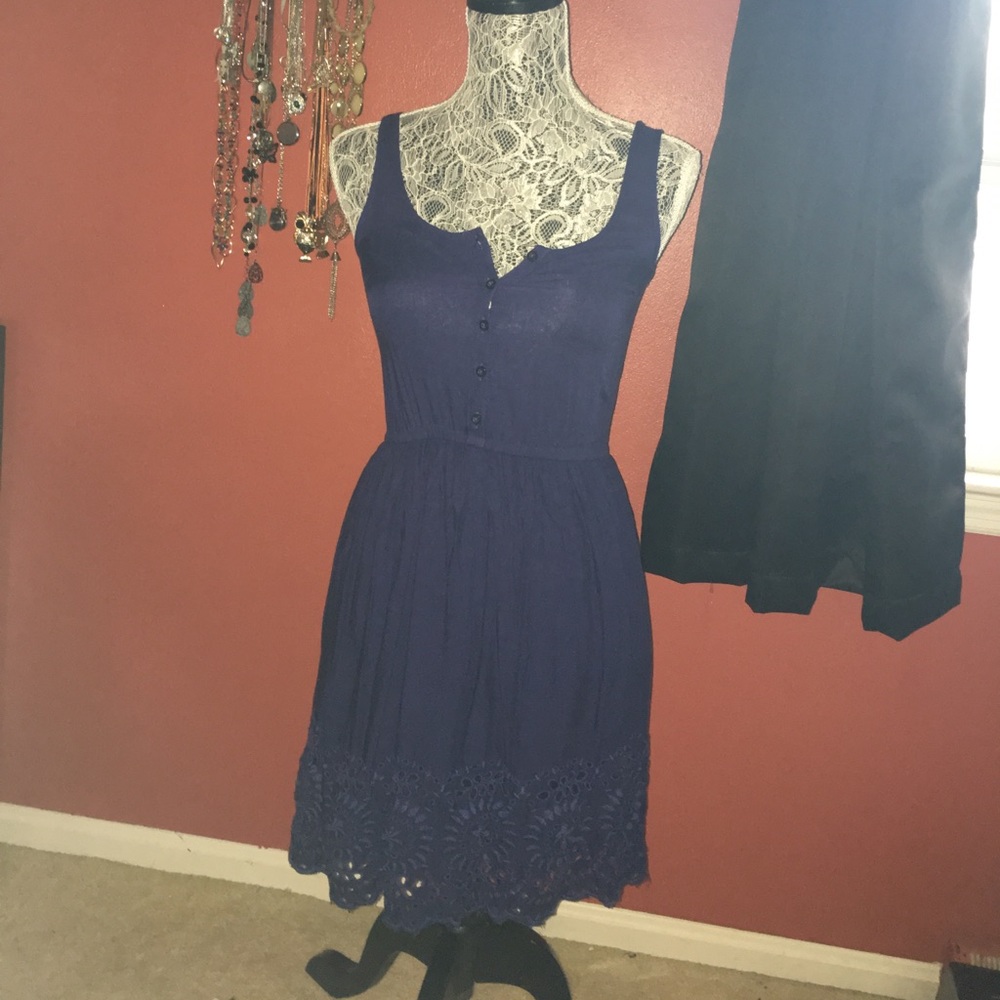 Navy blue dress