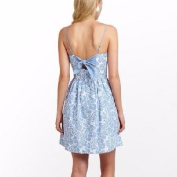 Lilly Pulitzer Bethany Chambray Dress - Picture 2 of 8