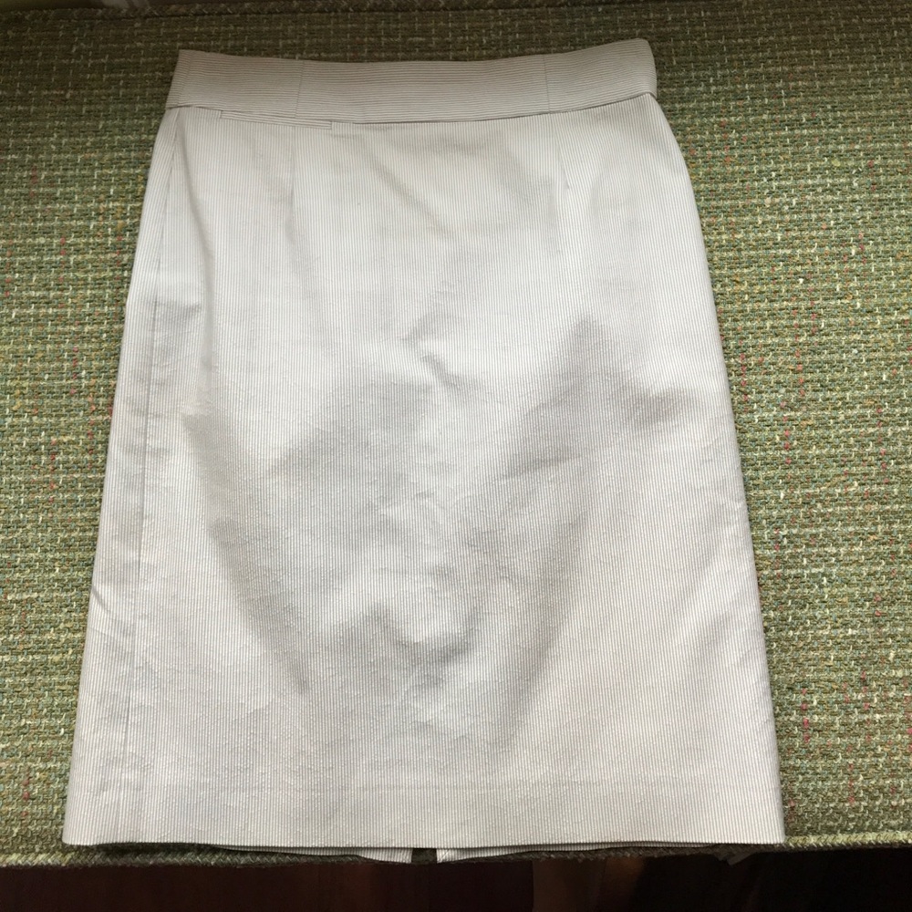 Jcrew Collection Pin stripe pencil skirt size