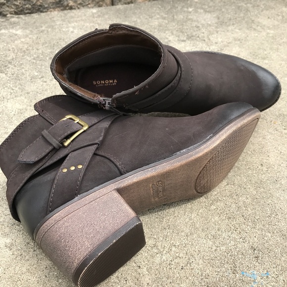 ❌SOLD - Sonoma Buckle Ankle Boots - Picture 4 of 5