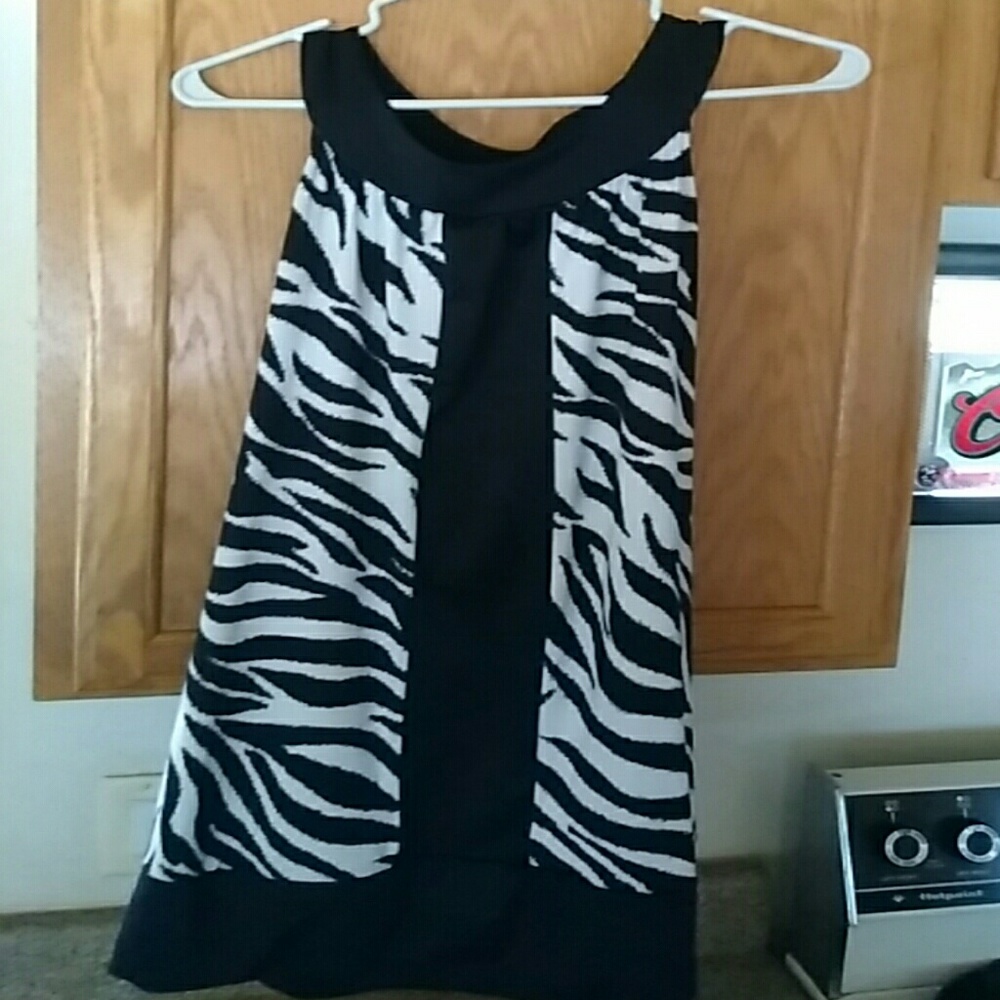 Piper blue zebra print 👗