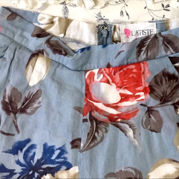 Ruby and Jenna Sm shorts floral print: L'atiste - Picture 3 of 7