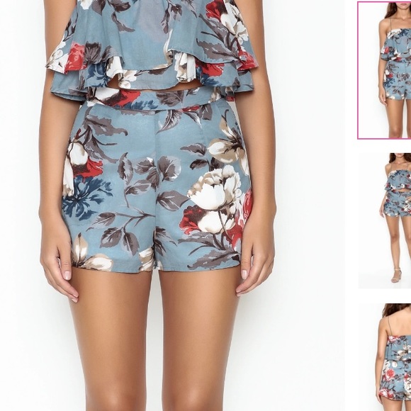 Ruby and Jenna Sm shorts floral print: L'atiste - Picture 6 of 7