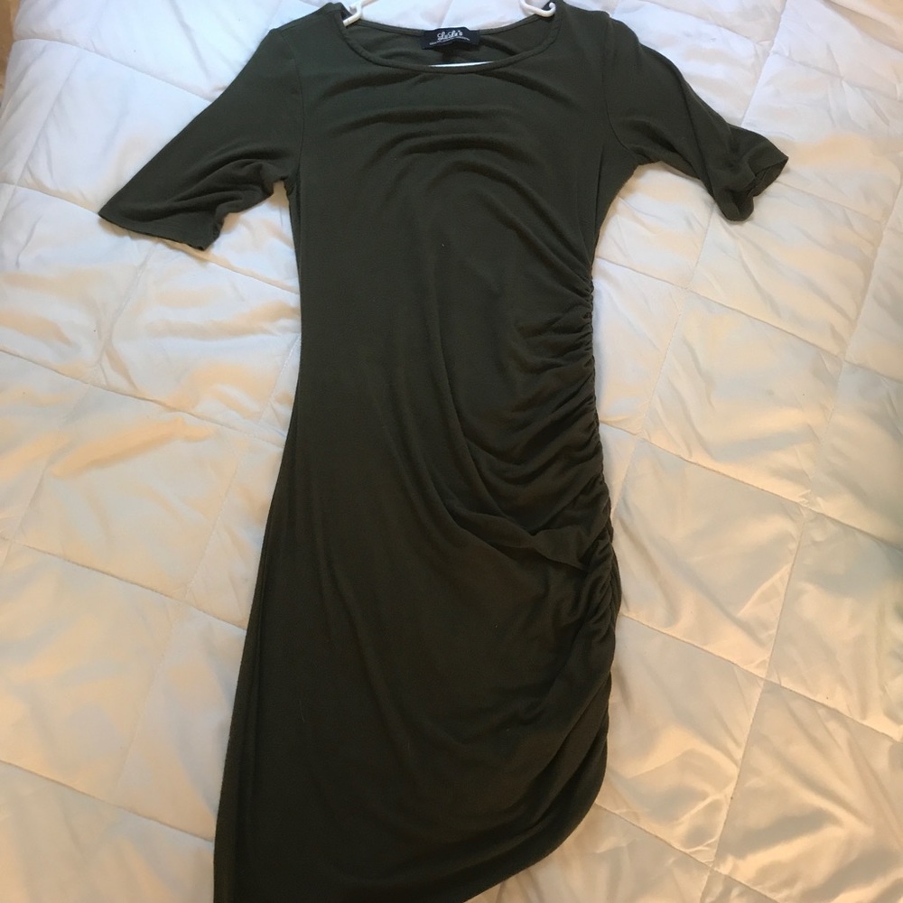 Lulus olive bodycon dress