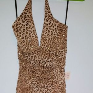Women's medium taboo cheetah dress