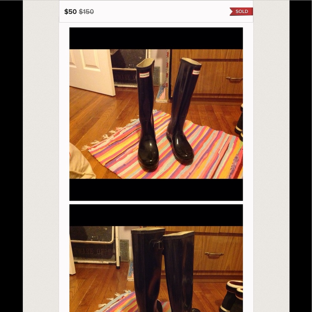 Hunter boots RESERVED