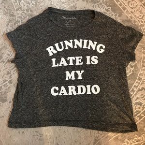 Running late is my cardio