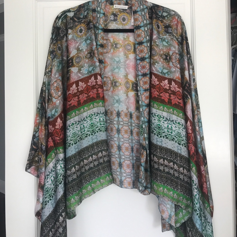Anthropologie Silk Kimono XS/S