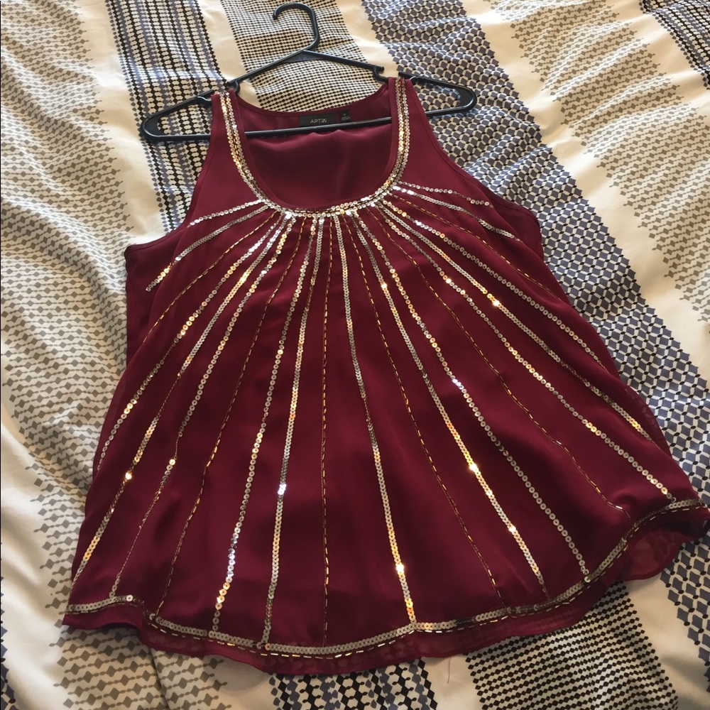 Embellished tank