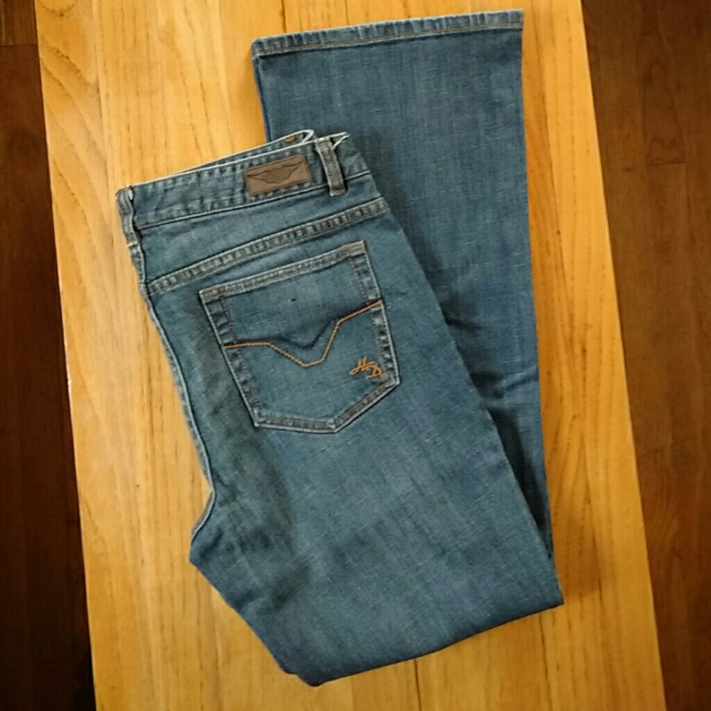 Harley Davidson Boot Cut Jeans SZ 8 Petite