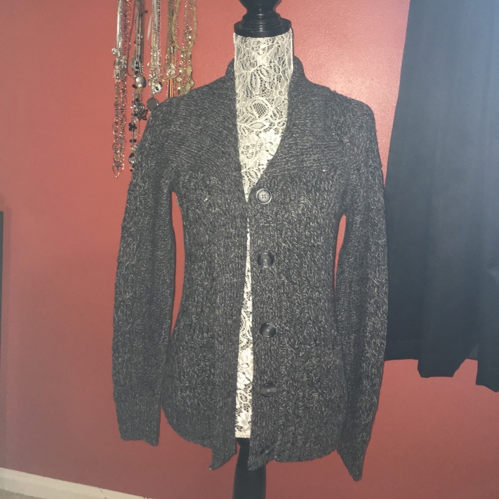 Grey cardigan