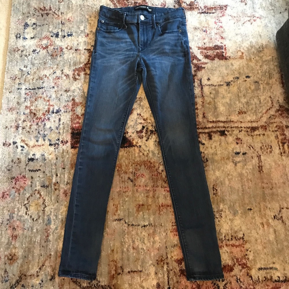 Express Mid Rise Denim Legging