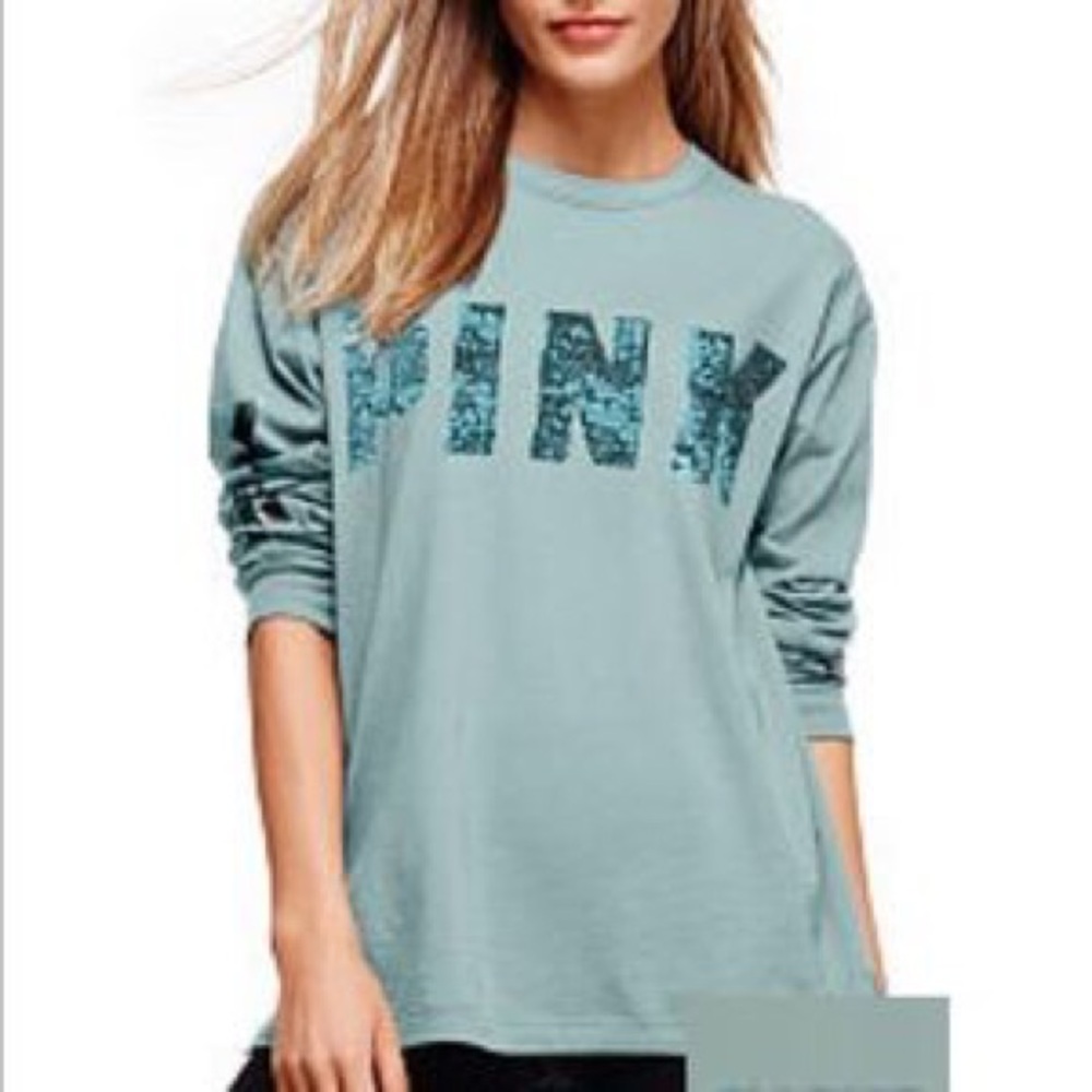 🚫TRADING🚫 VS PINK Bling Campus Tee