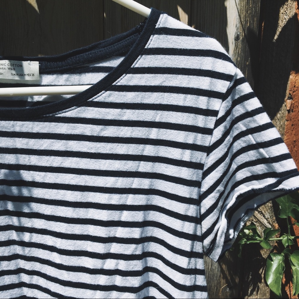 Cotton striped tshirt