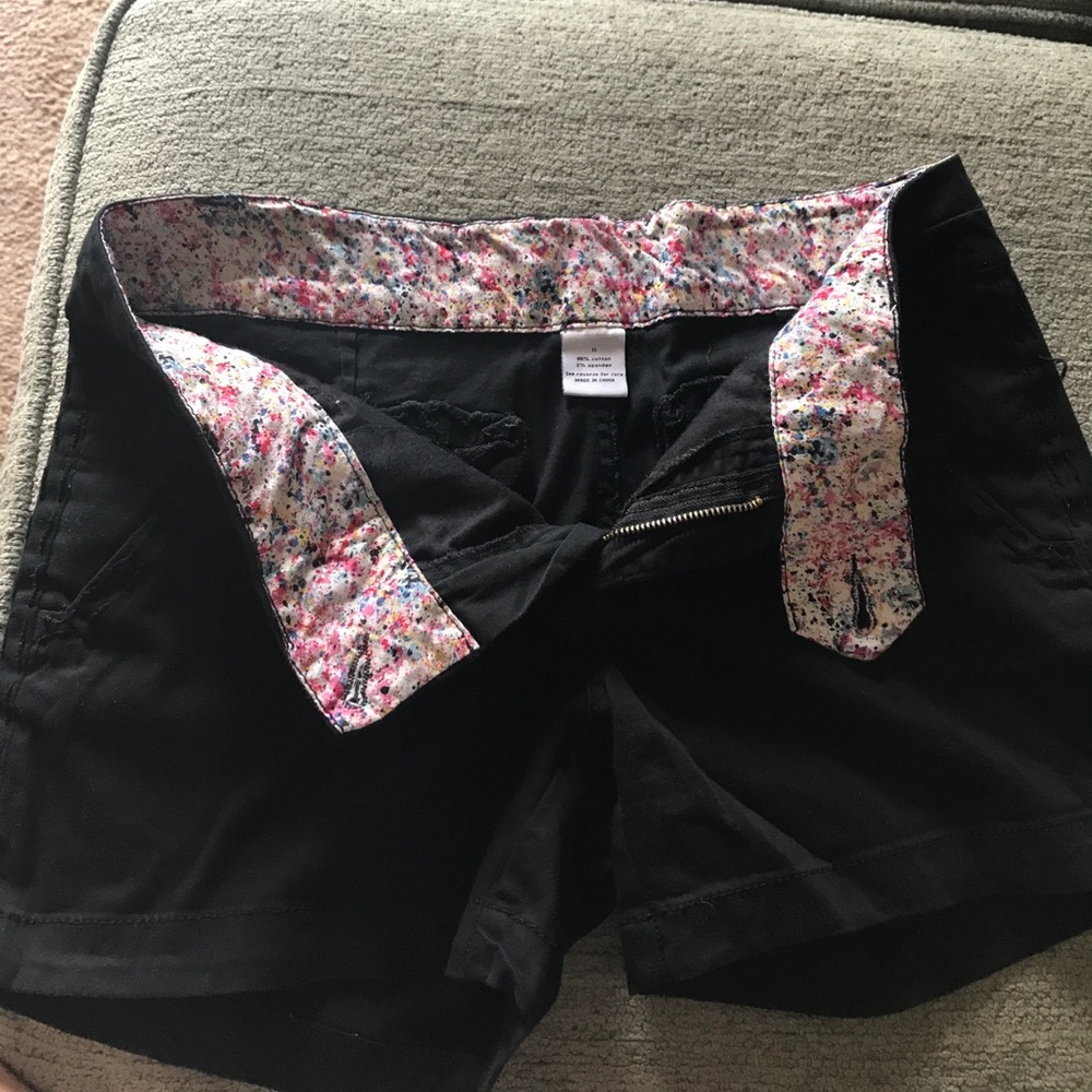 Black shorts