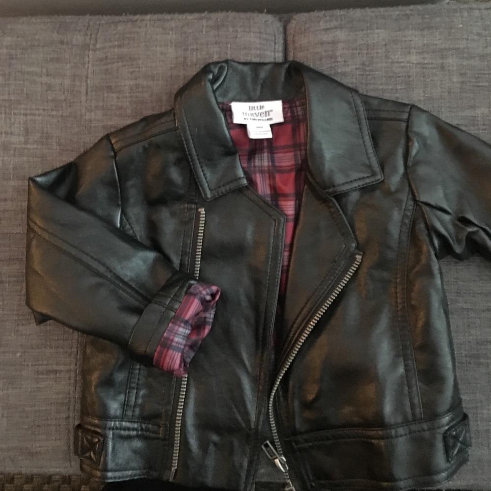 Toddler leather jacket